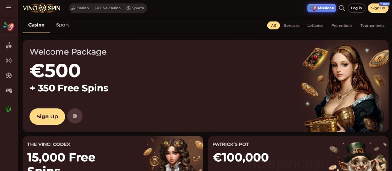 Vincispin Casino Casino
